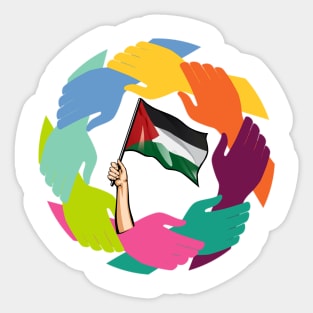 Palestine Solidarity - Free Palestine Sticker